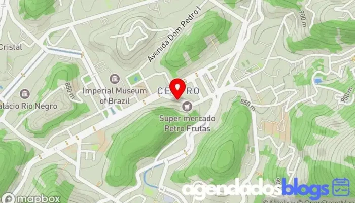 mapa de Nosódio Vivo Farmácia de homeopatia em Petrópolis