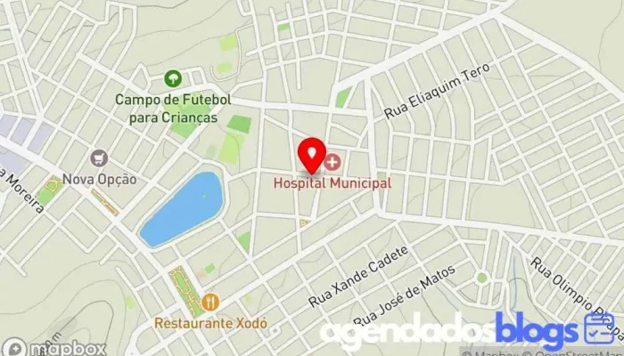 mapa de Nova Droga Farmácia em Lagoa Formosa