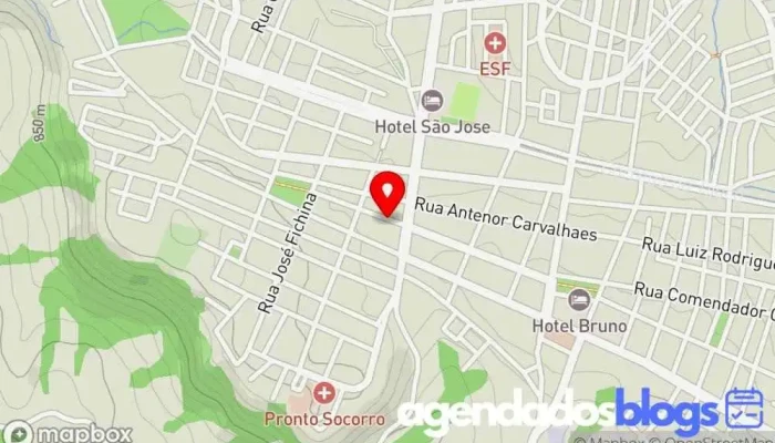 mapa de Nova Minas Drogaria Farmácia em - Centro