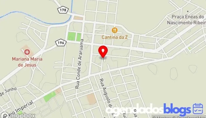 mapa de Omega Drogarias Loja em Quissamã