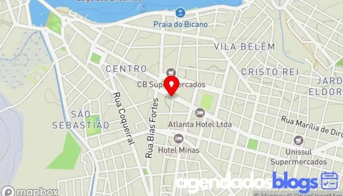mapa de Pharmacêutica Farmácia e Manipulação Farmácia, Drogaria em Boa Esperança