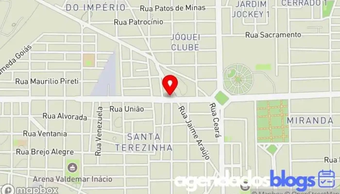 mapa de Popular Farma Drogaria em Araguari
