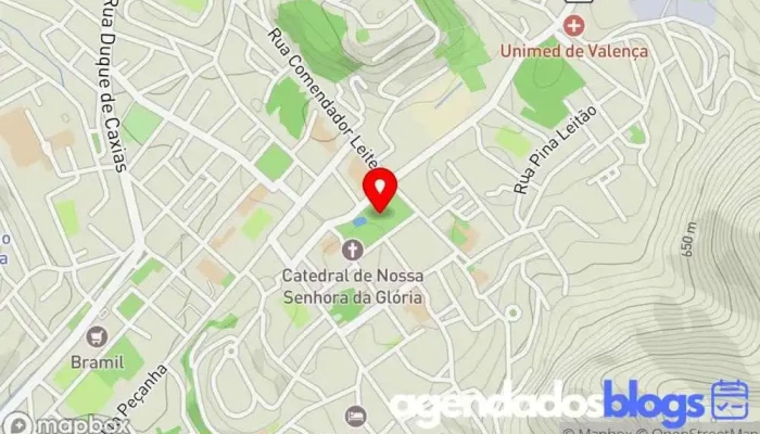 mapa de Praça XV de Novembro - Jardim De Baixo Jardim em Valença
