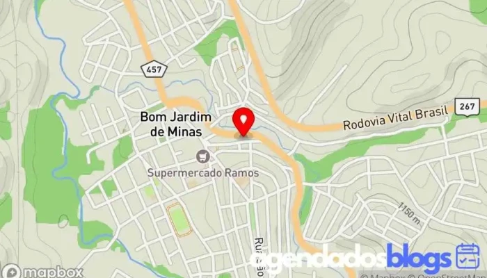 mapa de Rede Altomare Drogaria em Bom Jardim de Minas