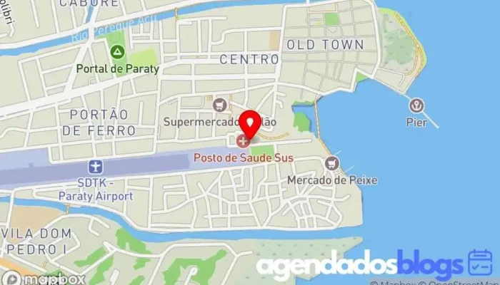mapa de Rede de Drogarias Litoral Drogaria em Paraty