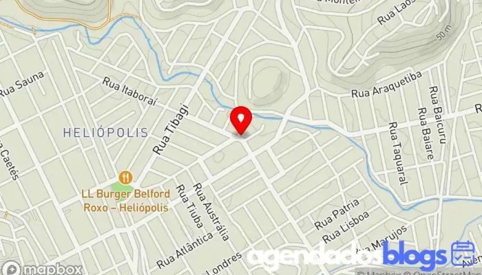 mapa de Rede soma drogarias Farmácia em Belford Roxo
