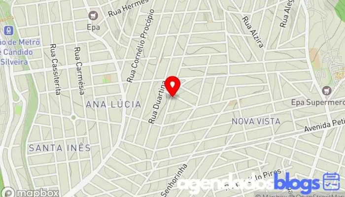 mapa de REDEFARMA Nova Vista Drogaria, Perfumaria, Empresa farmacêutica em Belo Horizonte