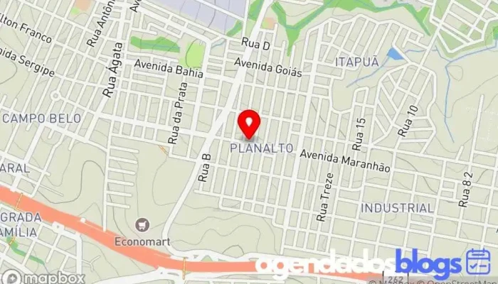 mapa de Redefarma Planalto Drogaria em 3.240 - Planalto