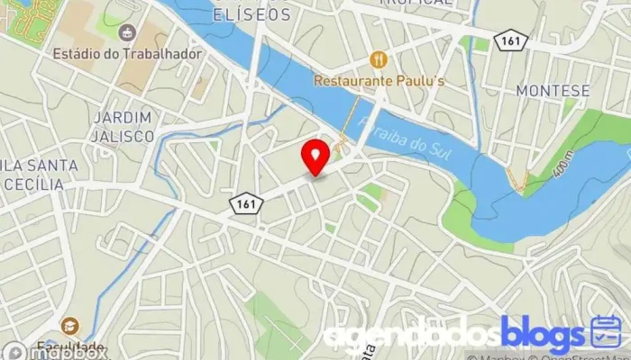 mapa de Ribeiro & Louzano Ltda Drogaria em Resende