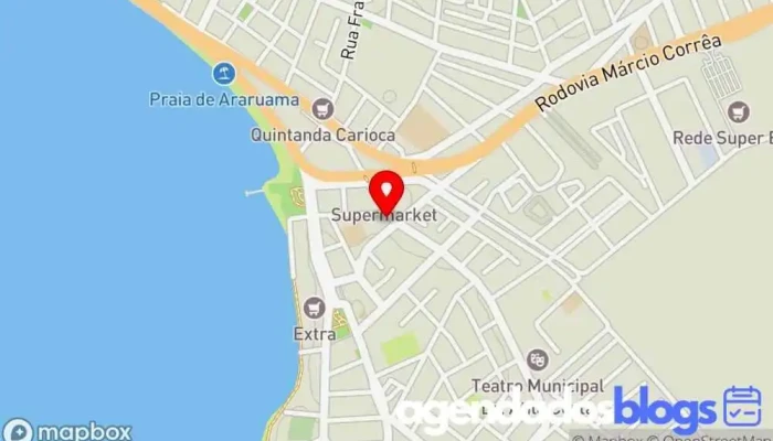 mapa de Santa Lúcia Drogarias Farmácia em São Pedro da Aldeia