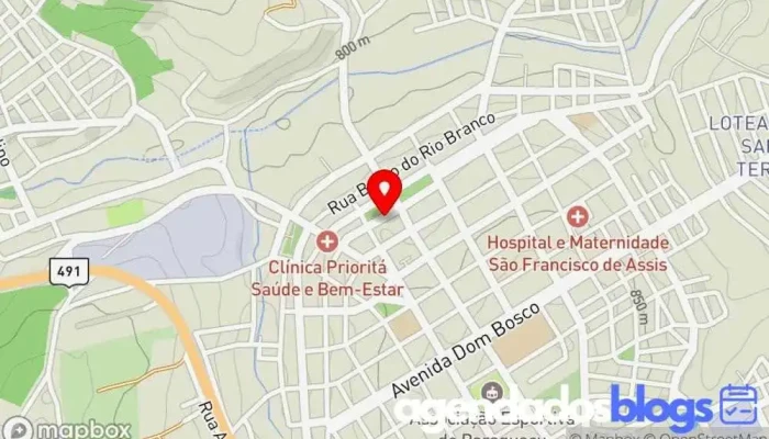 mapa de São Geraldo Drogaria - Perfumaria Drogaria em - Paraguaçu