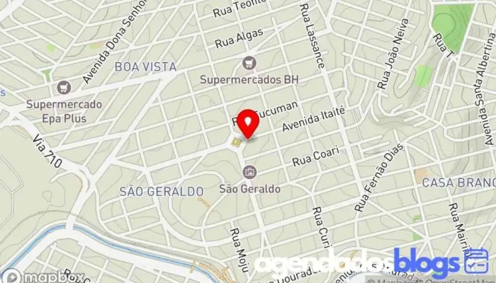 mapa de São Geraldo Farmácia e Drogaria Drogaria, Farmácia em Belo Horizonte