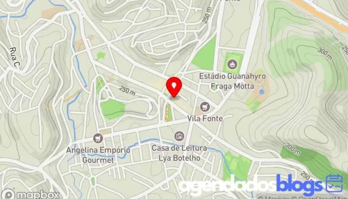 mapa de Shopping Lac Shopping center em Leopoldina