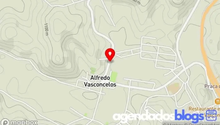 mapa de Souza & Irmãs Drogaria em Alfredo Vasconcelos