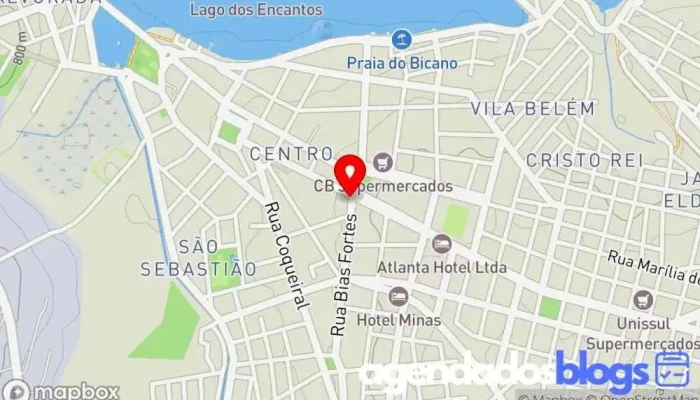 mapa de Uai Farma Drogaria Monsenhor José Ribeiro Empresa farmacêutica, Farmácia em Boa Esperança