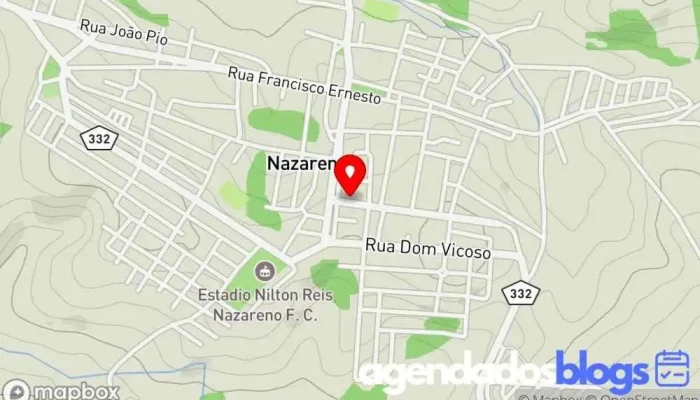 mapa de Uai Farma Drogaria Nossa Senhora do Nazaré Empresa farmacêutica em Nazareno - MG