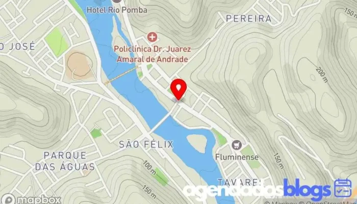 mapa de UnidasFarma 02 Empresa farmacêutica, Farmácia em Santo Antônio de Pádua