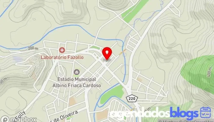 mapa de UnidasFarma Unidade 08 Drogaria em Porciúncula