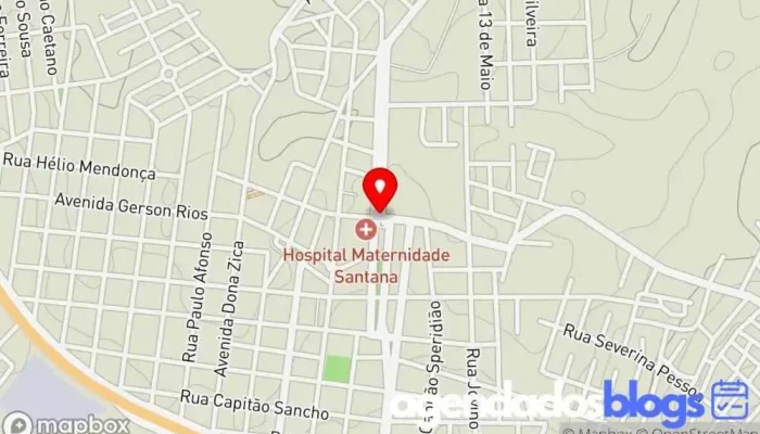 mapa de Vicente Alves de Melo Drogaria em João Pinheiro