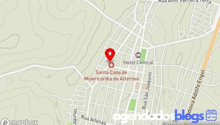 mapa de Vilma Maria de Ávila Castro Drogaria em Alterosa