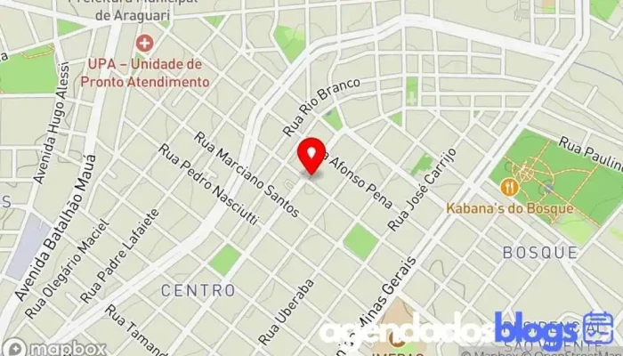 mapa de Vital Farma - Rede Inova drogarias Drogaria, Farmácia em Araguari