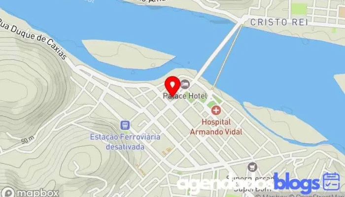 mapa de Vital Farma Drogaria, Farmácia em São Fidélis