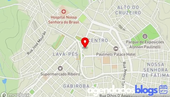 mapa de Viver Farma Drogaria em Bambuí